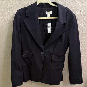 Anthropologie Black Blazer Jacket